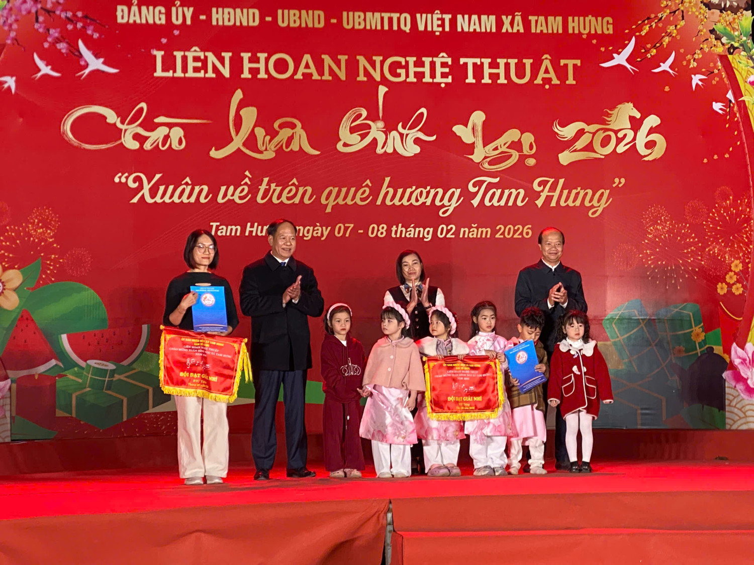 THCS Mỹ Hưng đạt giải Nhì cuộc thi Liên hoan nghệ thuật hào mừng xuân Bính Ngọ 2026