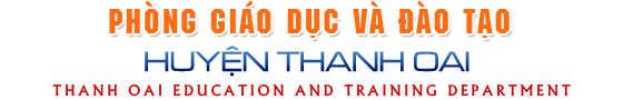 Cổng thông tin PGD Thanh Oai