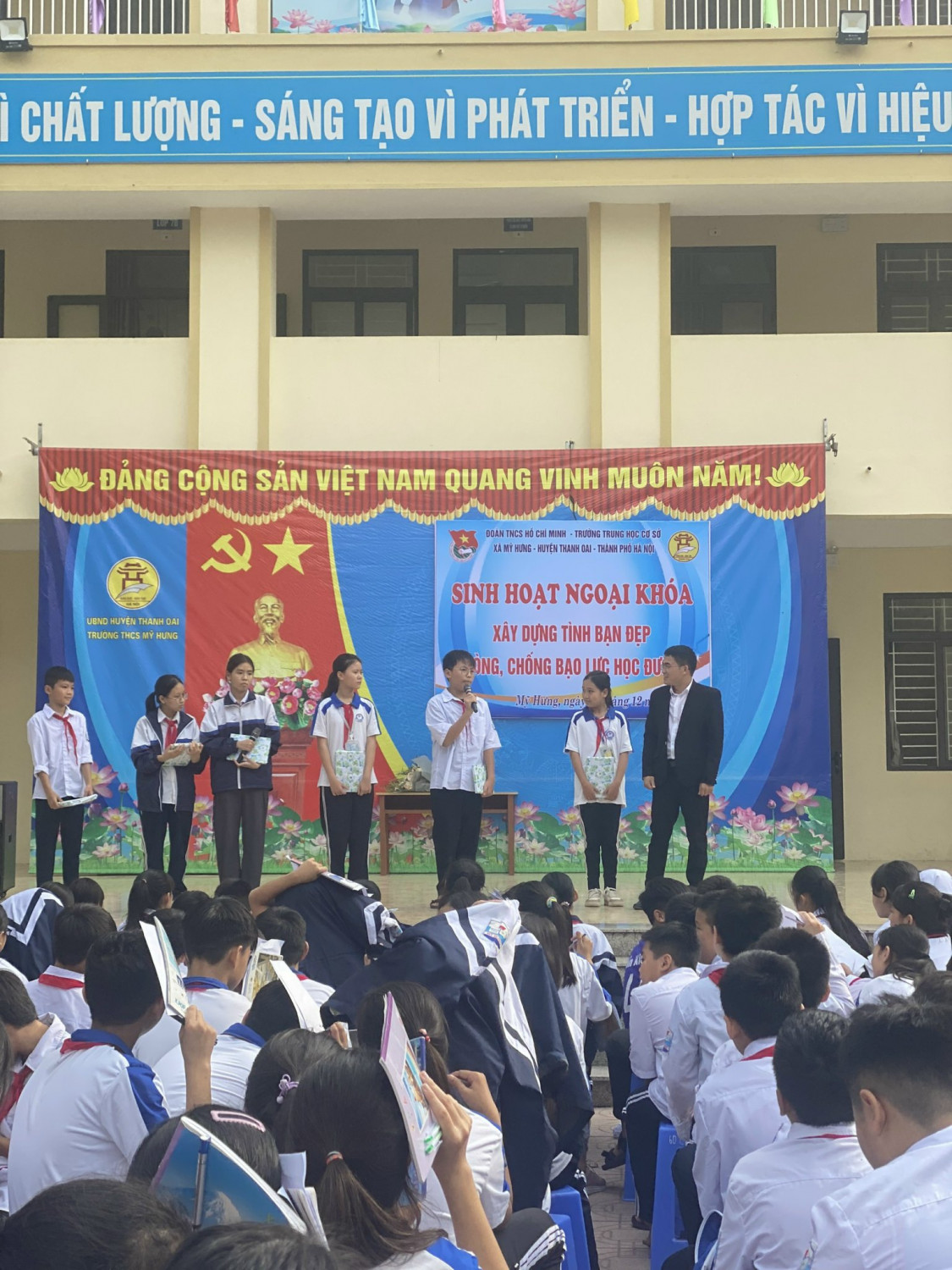 Ảnh hoạt động - Trường THCS Mỹ Hưng